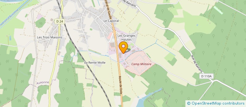 localisation de l'entreprise NAVEAU CHRISTOPHE à AUXONNE