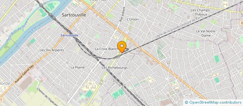 localisation de l'entreprise NAVEGA à SARTROUVILLE