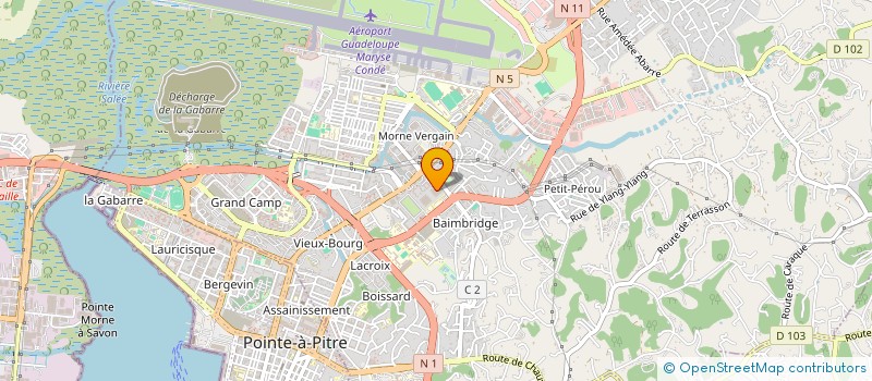 localisation de l'entreprise NAVELEC 971  LES ABYMES