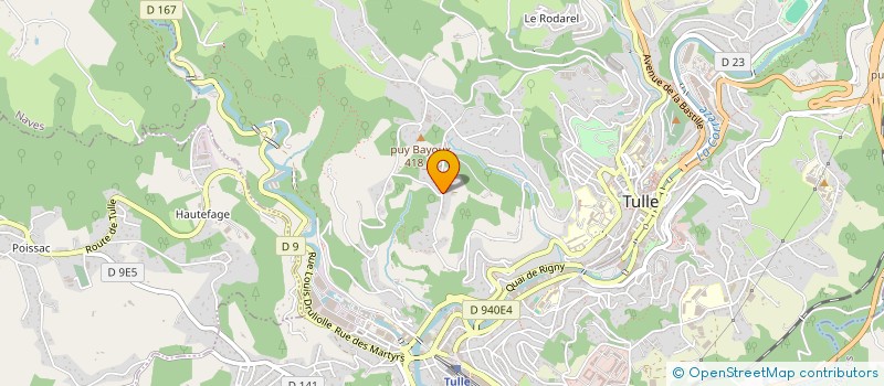 localisation de l'entreprise NAVES-LAUBY INVEST 19  TULLE