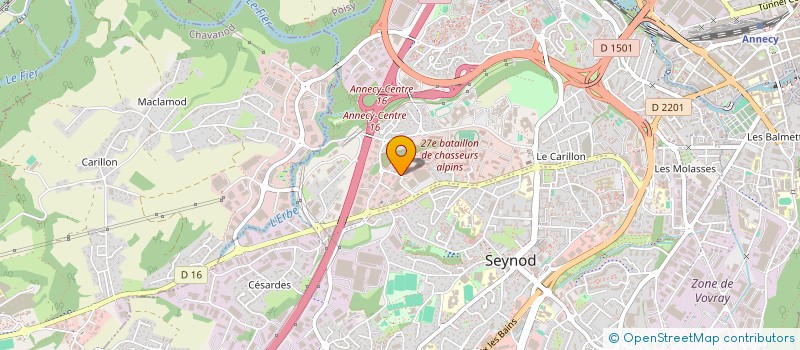 localisation de l'entreprise NAVET TRANSPORT à ANNECY