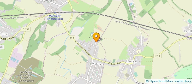 localisation de l'entreprise NAVETTE HDF  MASNY