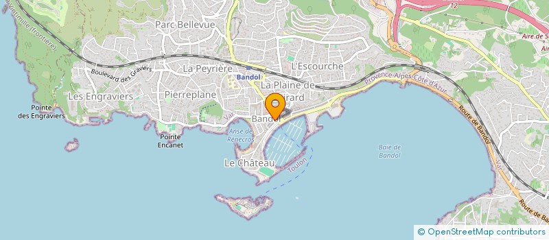 localisation de l'entreprise NAVI à BANDOL