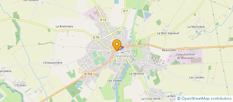 localisation de l'entreprise NAVI LINE à VIEILLEVIGNE