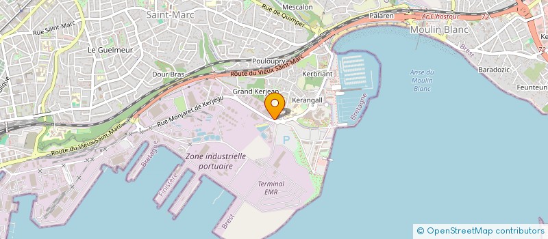 localisation de l'entreprise NAVI OUEST à BREST