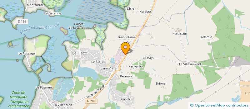 localisation de l'entreprise NAVIC à LE HEZO