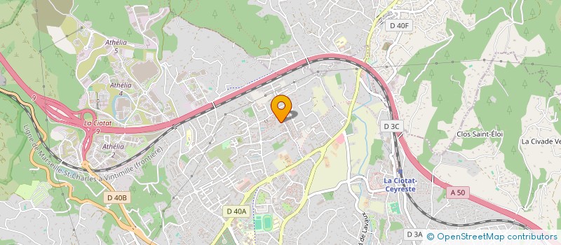 localisation de l'entreprise NAVICA  LA CIOTAT