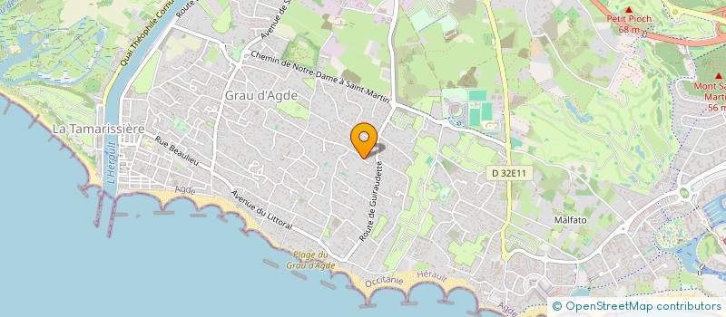 localisation de l'entreprise NAVIFIRST  AGDE