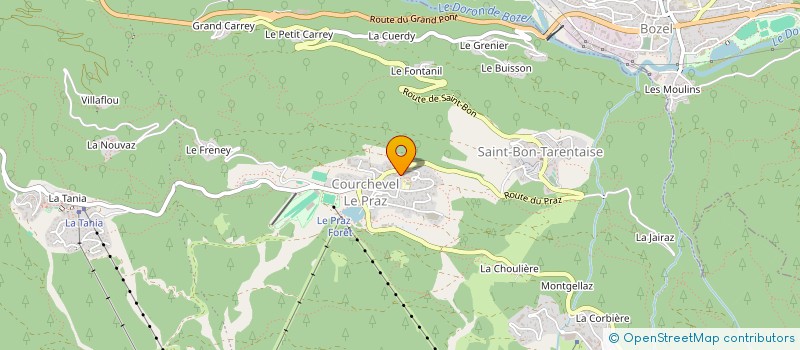 localisation de l'entreprise NAVIFREY à COURCHEVEL