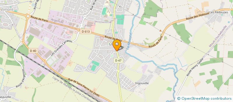 localisation de l'entreprise NAVIG'NET  MOULT-CHICHEBOVILLE