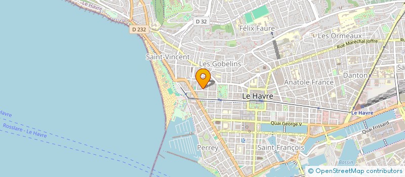 localisation de l'entreprise NAVIGATIO - OBSERVATOIRE DES CROISIERES  LE HAVRE