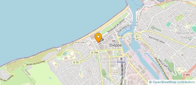 localisation de l'entreprise NAVIGATION NORMANDE  DIEPPE
