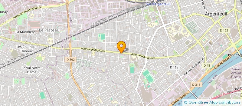 localisation de l'entreprise NAVIGO EXPRESS à ARGENTEUIL