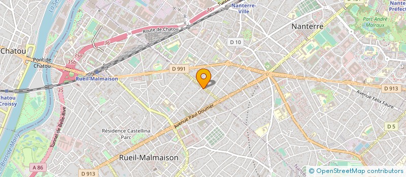 localisation de l'entreprise NAVIGUEZ à RUEIL-MALMAISON
