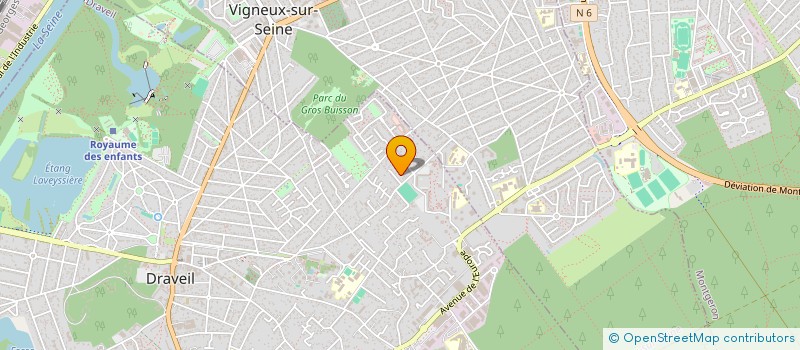 localisation de l'entreprise NAVIMAT à DRAVEIL
