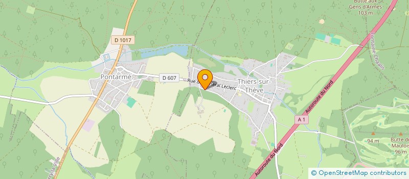 localisation de l'entreprise NAVIMET  THIERS-SUR-THEVE