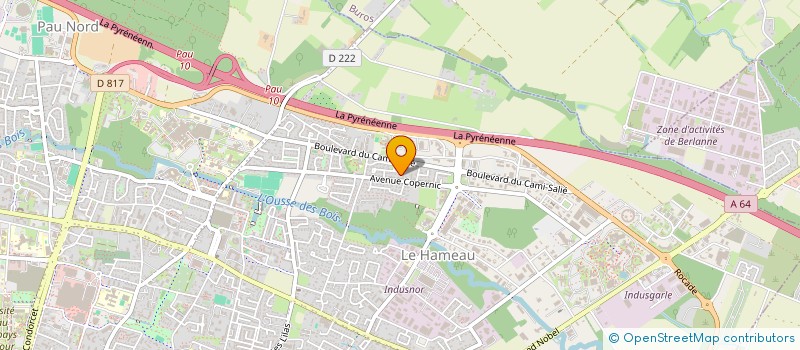 localisation de l'entreprise NAVIMMO à PAU