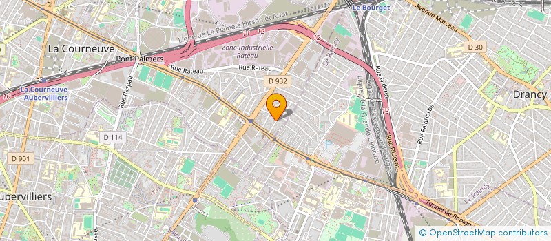 localisation de l'entreprise NAVIN à LA COURNEUVE
