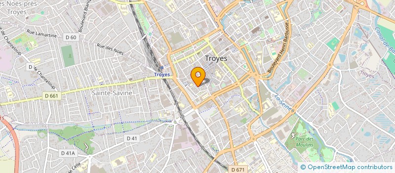 localisation de l'entreprise NAVIRE ARGO  TROYES