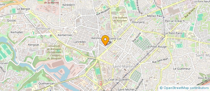 localisation de l'entreprise NAVIROISE  BREST