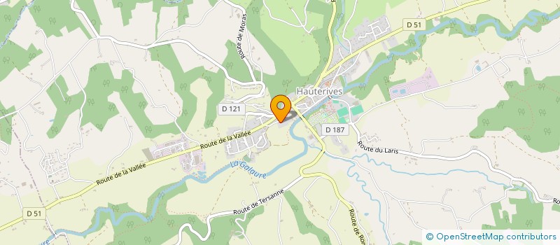 localisation de l'entreprise NAVITAS  HAUTERIVES