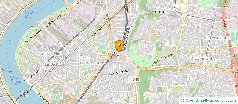 localisation de l'entreprise NAVITEC  CENON