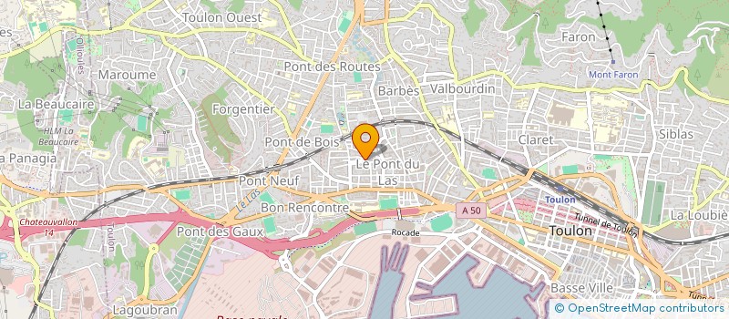 localisation de l'entreprise NAVY STOCK à TOULON
