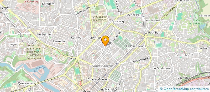 localisation de l'entreprise NAVYINVEST - PAUL MASSON  BREST