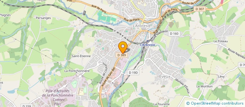 localisation de l'entreprise NAVYLANE  L'ARBRESLE