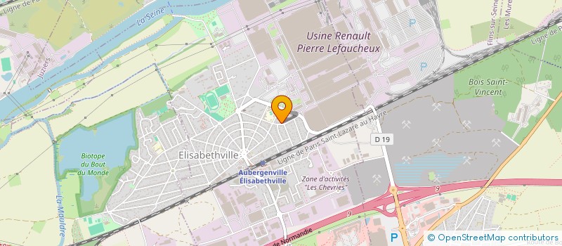 localisation de l'entreprise NAW CONSEIL  AUBERGENVILLE