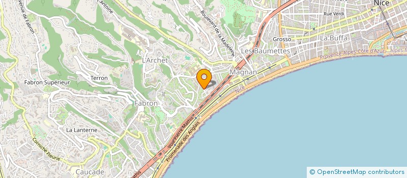 localisation de l'entreprise NAWAB à NICE