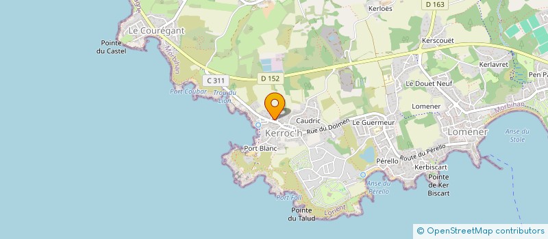 localisation de l'entreprise NAWAN à PLOEMEUR