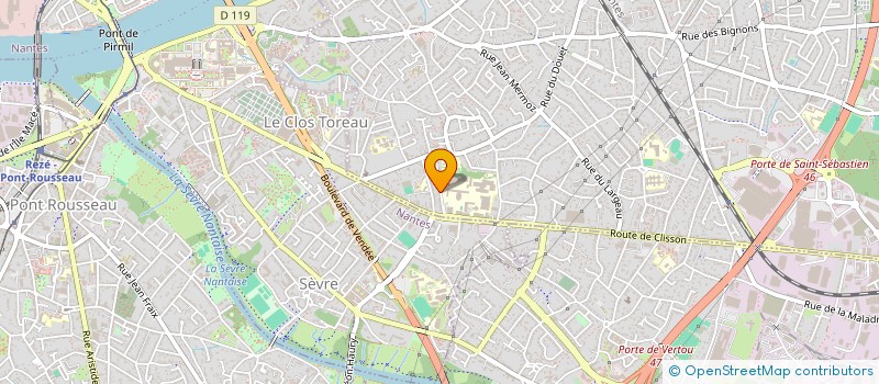 localisation de l'entreprise NAWENO  SAINT-SEBASTIEN-SUR-LOIRE