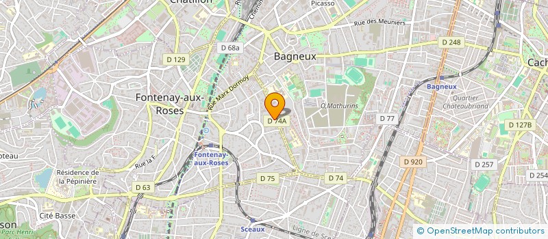 localisation de l'entreprise NAWFEL VTC à FONTENAY-AUX-ROSES