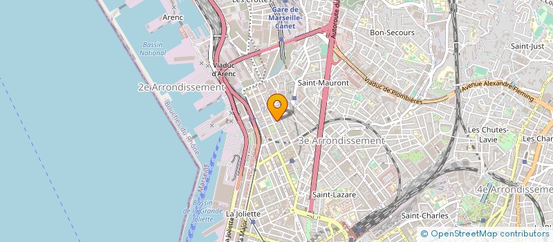 localisation de l'entreprise NAWI CONSTRUCTION à MARSEILLE