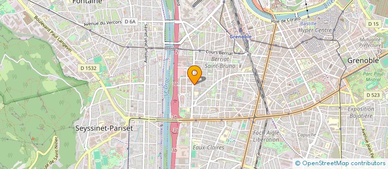 localisation de l'entreprise NAWU DIAGNOSTICS  GRENOBLE