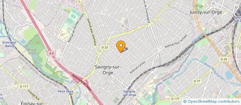 localisation de l'entreprise NAX à SAVIGNY-SUR-ORGE