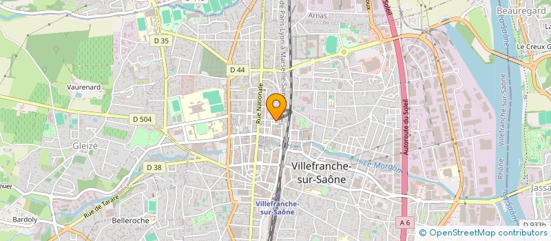 localisation de l'entreprise NAXDI à VILLEFRANCHE-SUR-SAONE