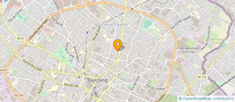 localisation de l'entreprise NAXOS à TOURCOING