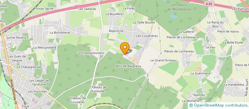 localisation de l'entreprise NAXTERION à VEIGNE