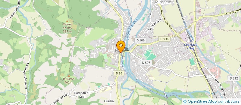 localisation de l'entreprise NAY'DELICES  NAY