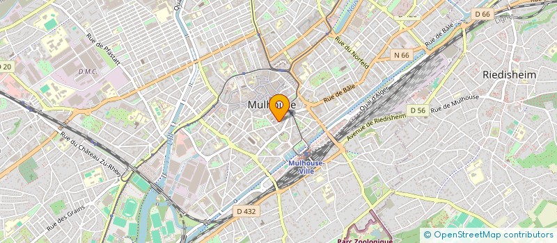 localisation de l'entreprise NAY FRERES  MULHOUSE