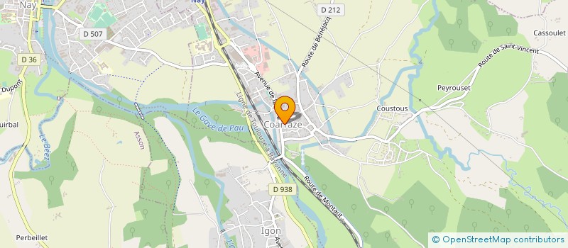 localisation de l'entreprise NAY IMMOBILIER à NAY