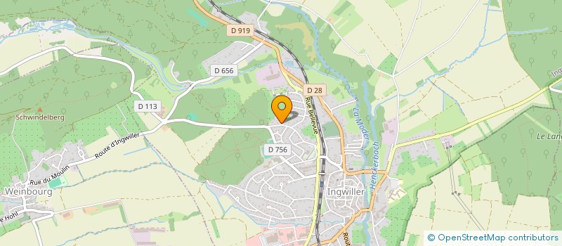 localisation de l'entreprise NAYA 67  INGWILLER