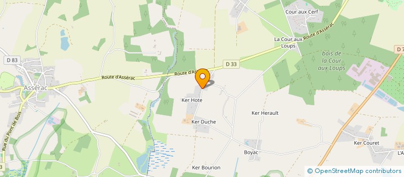 localisation de l'entreprise NAYA à HERBIGNAC