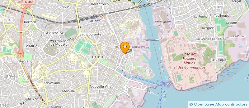 localisation de l'entreprise NAYA à LORIENT