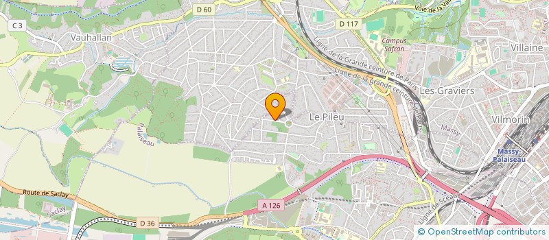 localisation de l'entreprise NAYA à PALAISEAU