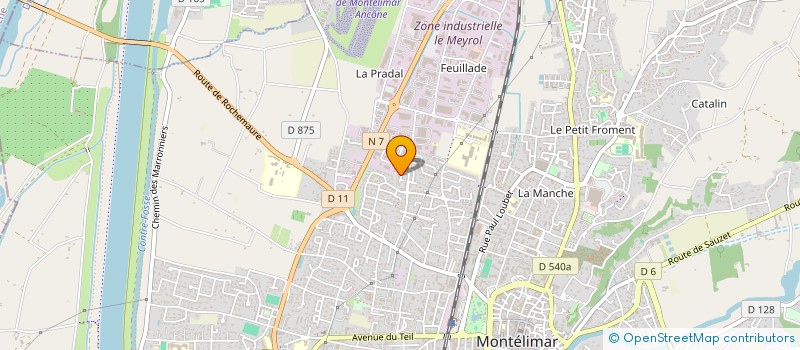 localisation de l'entreprise NAYA  MONTELIMAR