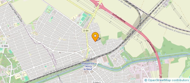 localisation de l'entreprise NAYA  MITRY-MORY