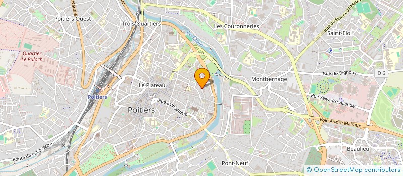 localisation de l'entreprise NAYA ATTITUDE  POITIERS